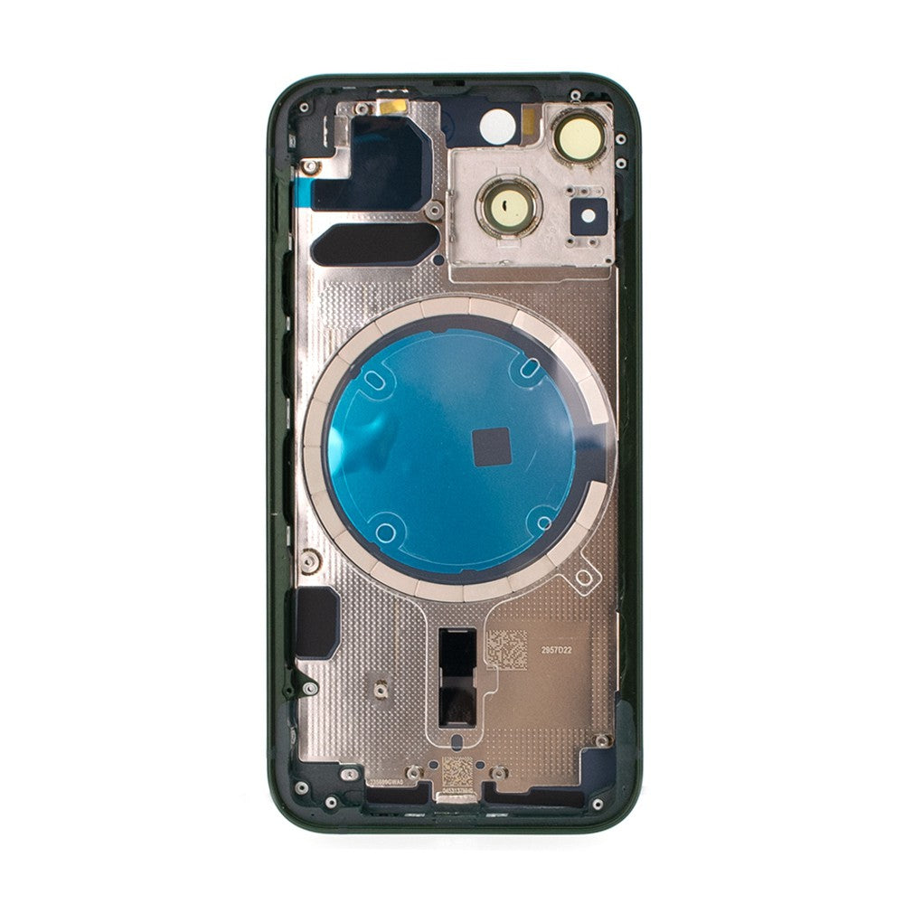 Rear Housing for iPhone 13 mini (NO LOGO)-Green Rear Housing for iPhone 13 mini (NO LOGO)-Green